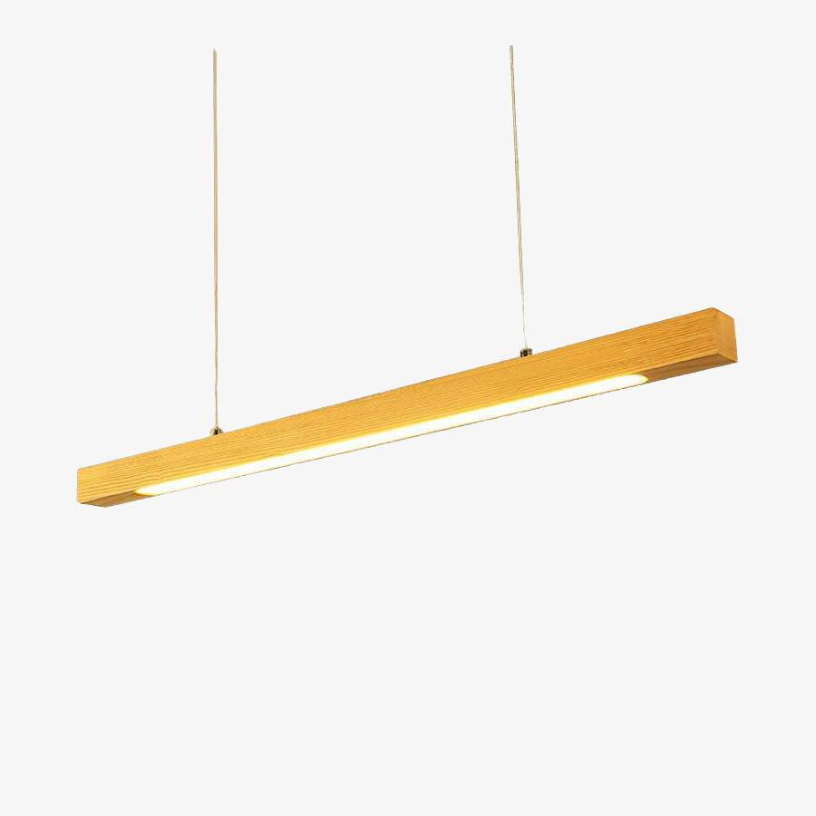 Moderne en elegante houten kroonluchter