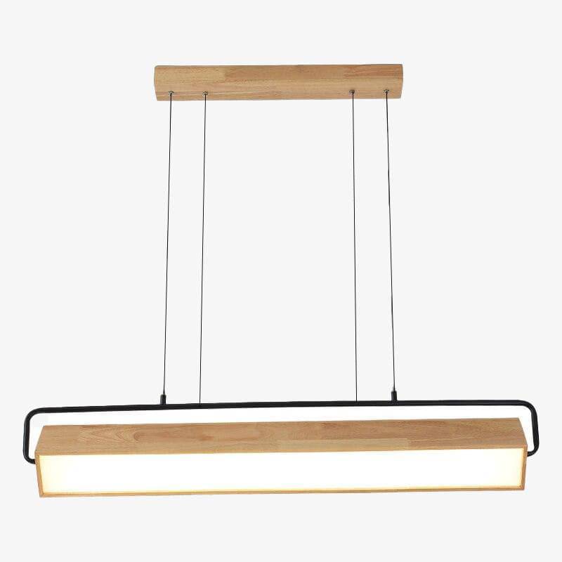 Moderne houten LED design kroonluchter