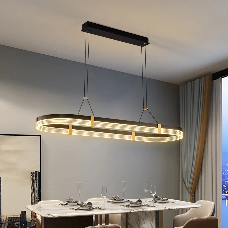 Design lamp met elegante heldere sfeer