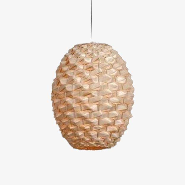 LED-hanglamp met rotan lampenkap in verschillende vormen Rui