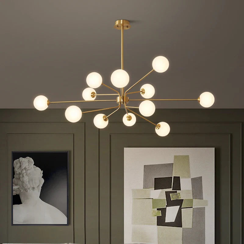 Noordse geometrische design hanglamp helder
