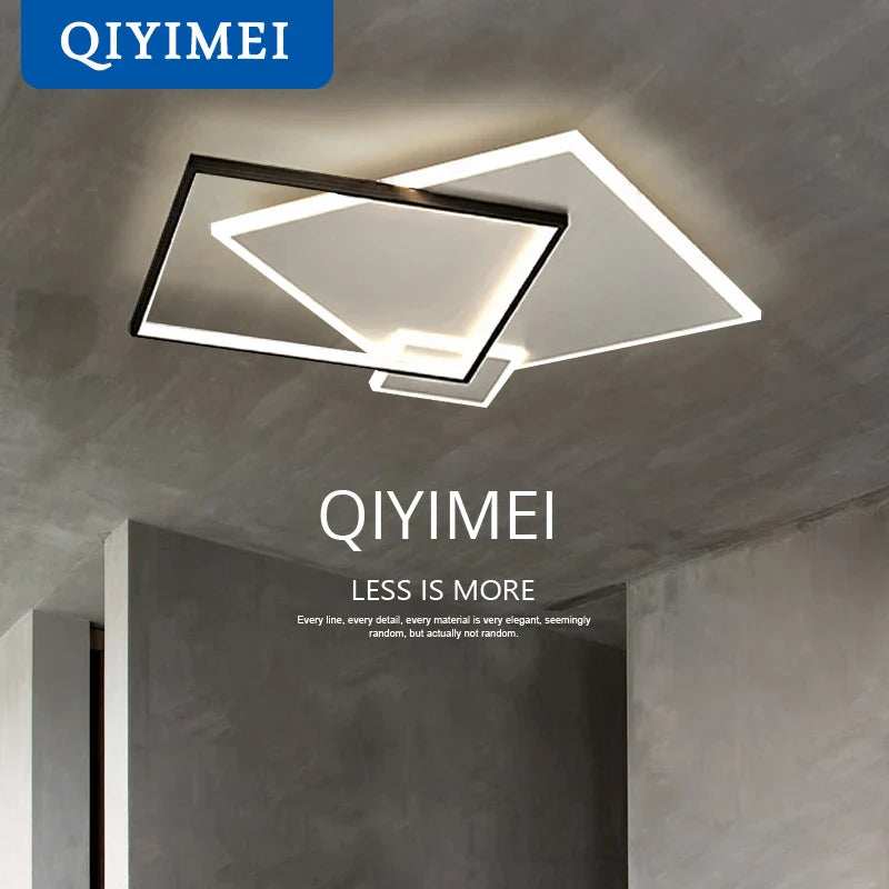 moderne smeedijzeren acryl hanglamp met geïntegreerde led's