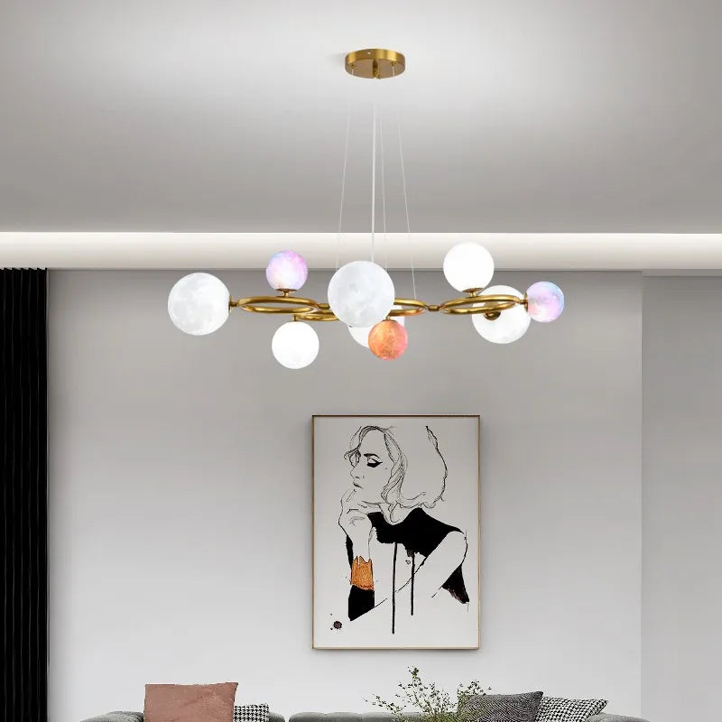 Strakke Scandinavische LED hanglamp