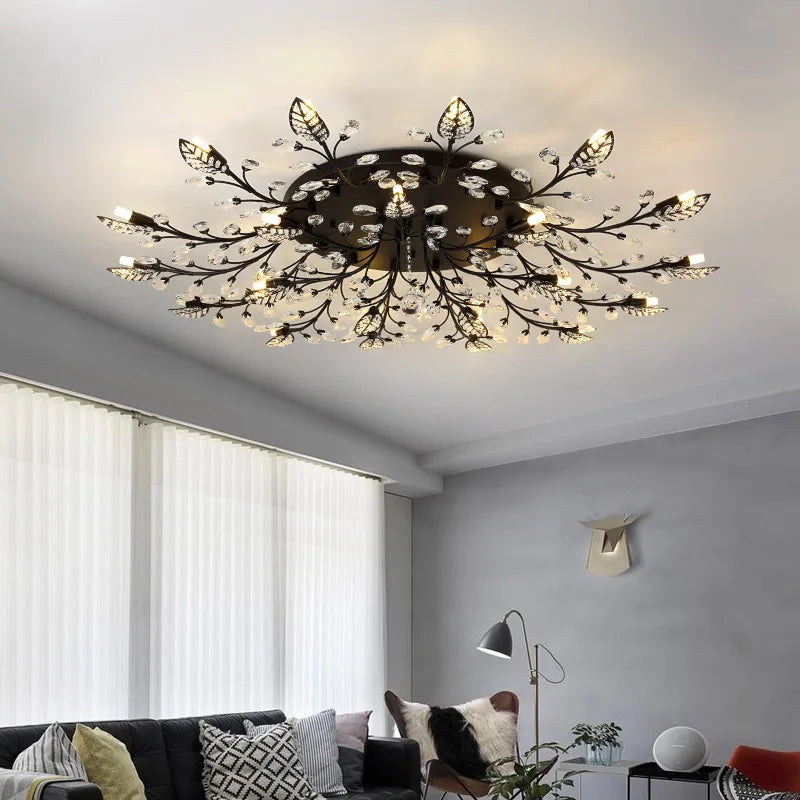 Elegante moderne kristallen kroonluchter