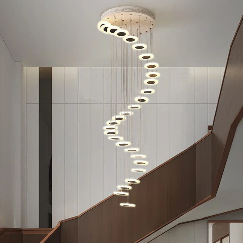 acryl kroonluchter voor trap en decoratieve ruimte