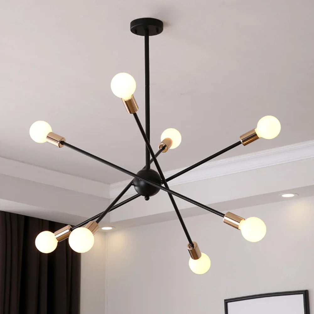 Moderne metalen design hanglamp met verlichting