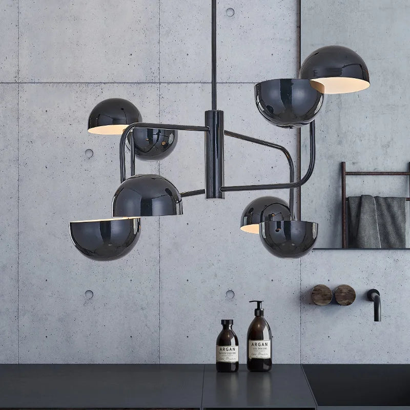 verspreide hemisfeer minimalistische moderne creatieve Hongkong stijl hanglamp