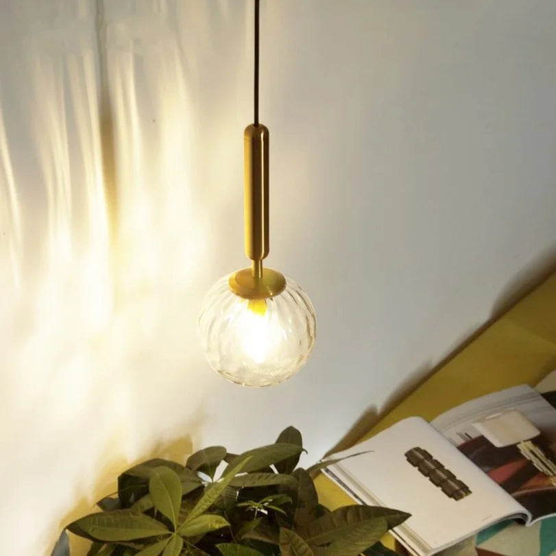 moderne glazen kroonluchter voor bar en restaurant met led