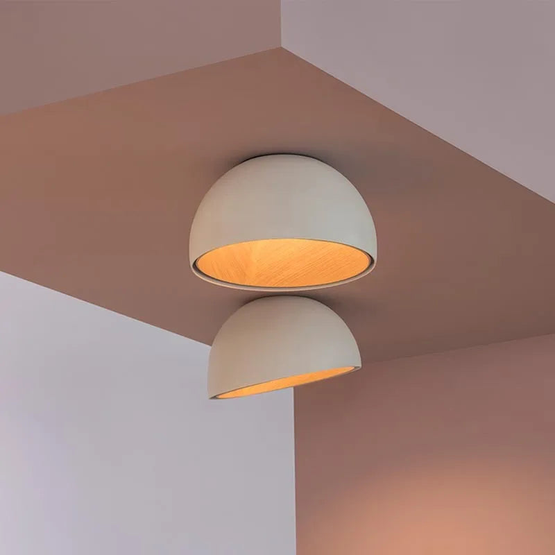 Elegante moderne houten LED-hanglamp