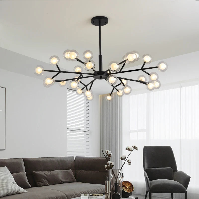 Noordelijke moleculaire design kroonluchter voor een elegant interieur