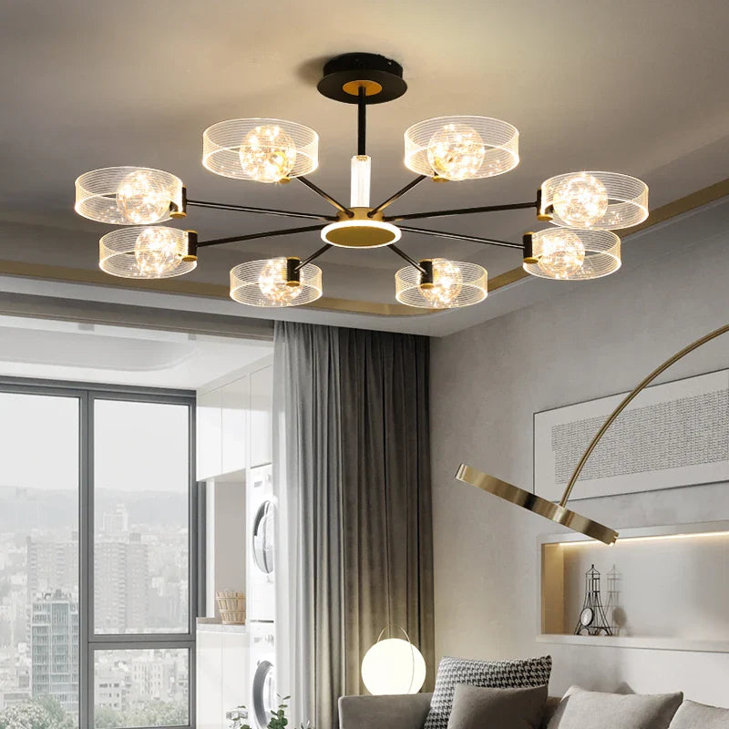 Chique en lichte moderne LED kroonluchter