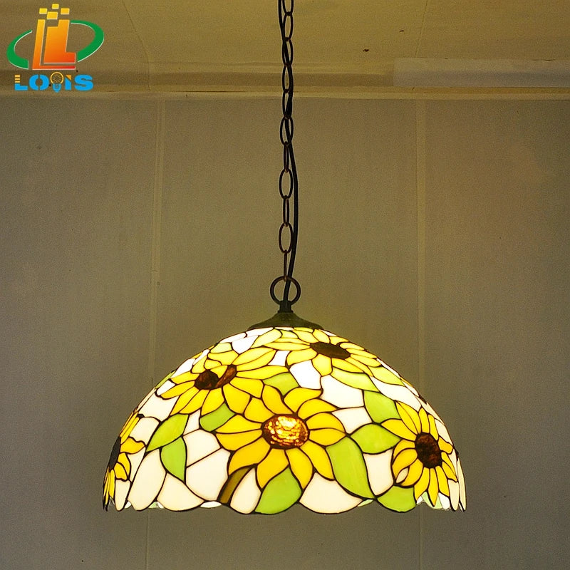 Handgemaakte Tiffany zonlichtlamp