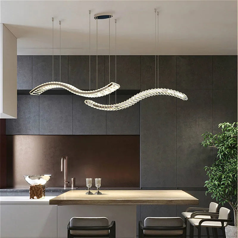 Elegante moderne lamp met architectonisch design