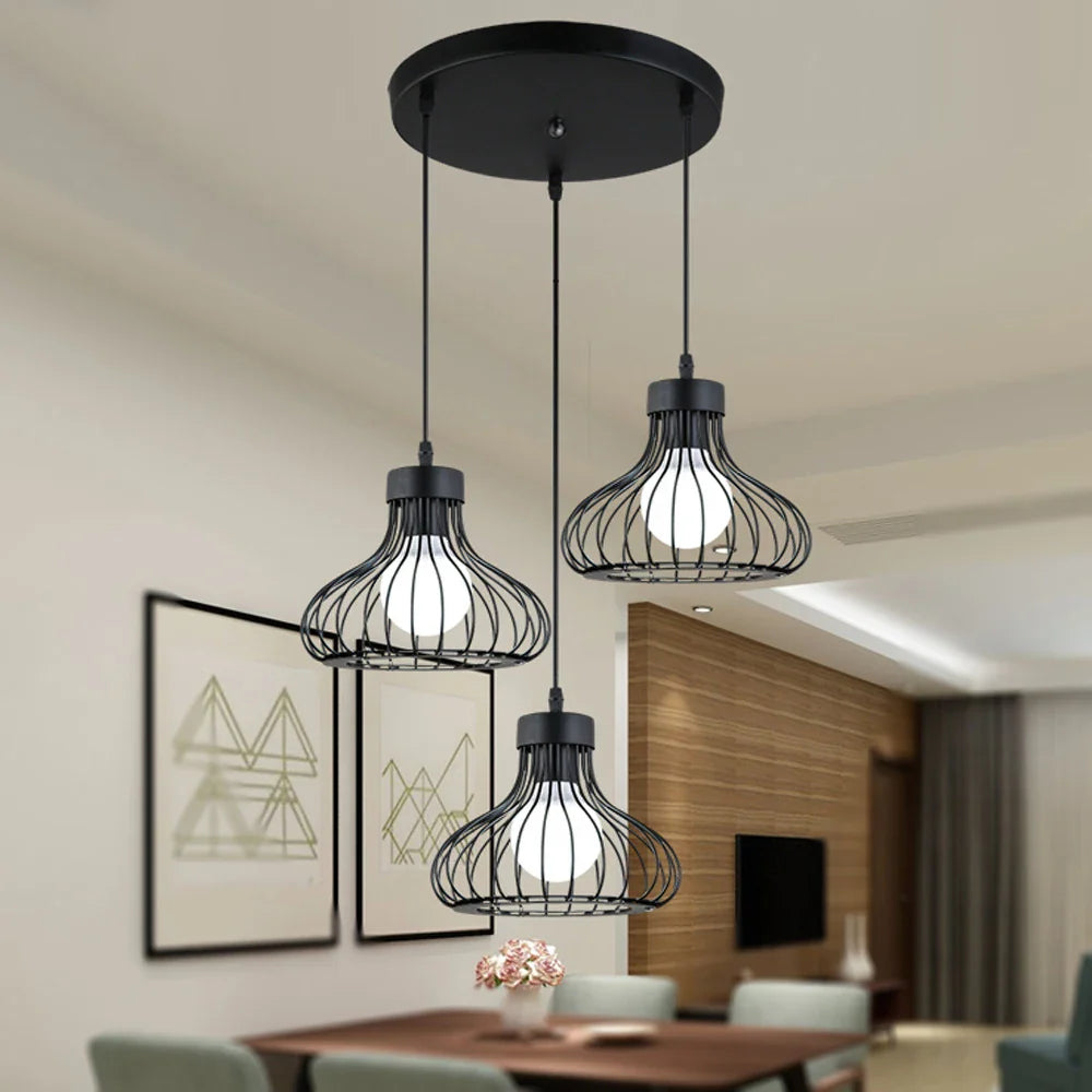 Moderne Scandinavische kroonluchter wit hout