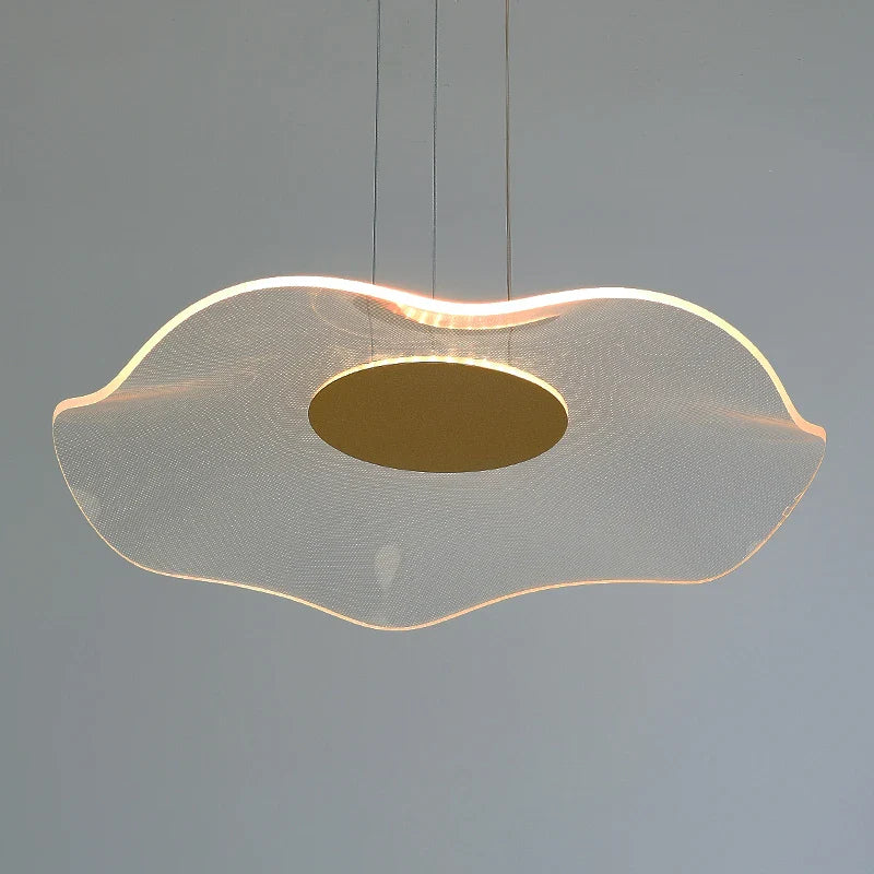 eenvoudige moderne led-lamp, nordische lotusblad dimbare lamp