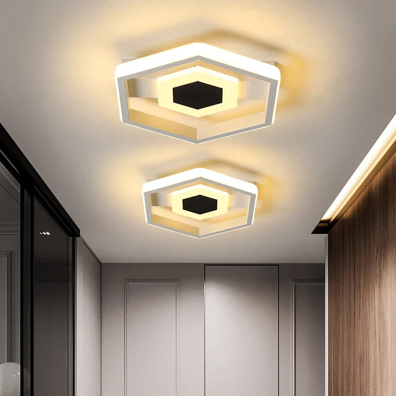 Moderne design LED-plafondlamp van acryl
