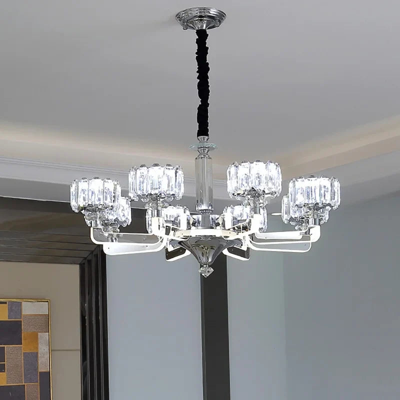 moderne luxe kristallen kroonluchter voor elegante binnenhuisdecoratie