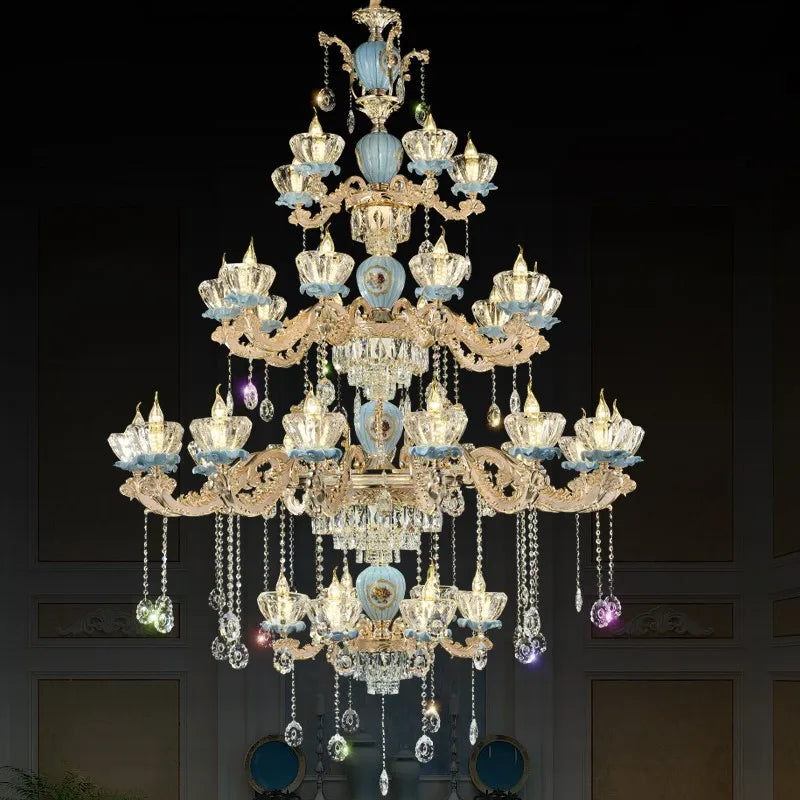 moderne kristallen kroonluchter voor elegante en verfijnde verlichting