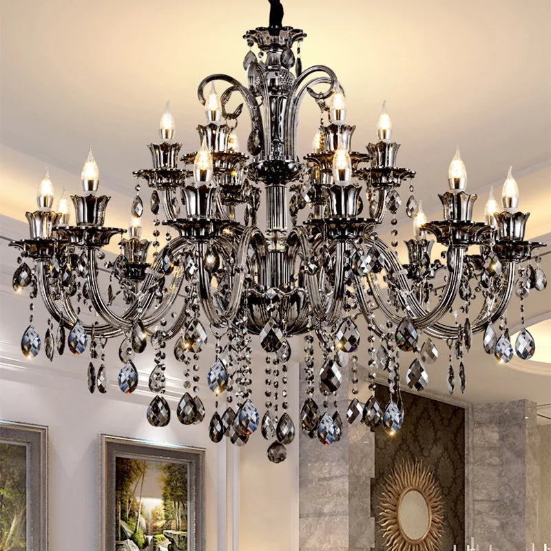 moderne kristallen kroonluchter voor elegante sfeerverlichting