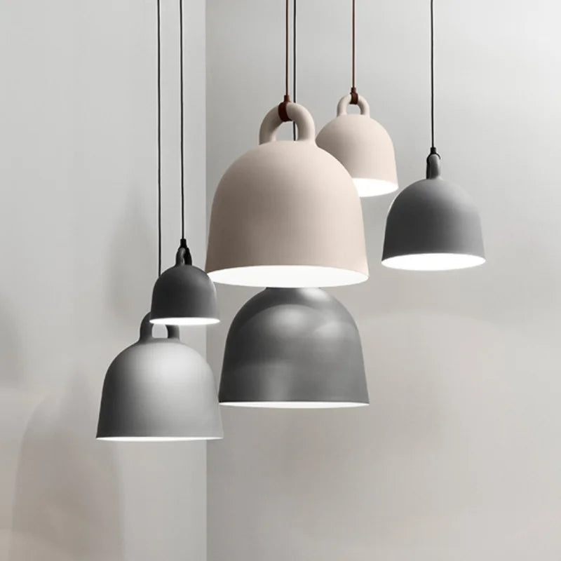 postmoderne Deense restaurantkroonluchter met romantische hanglampen