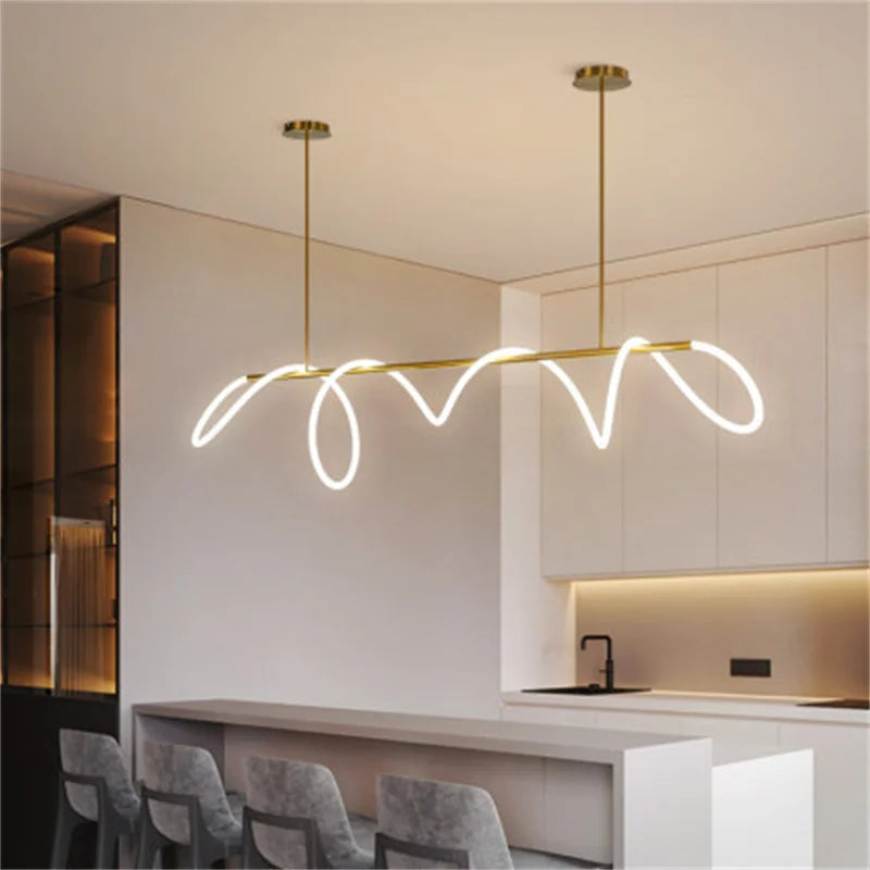 eenvoudige moderne noordelijke ontwerp kroonluchter voor restaurant