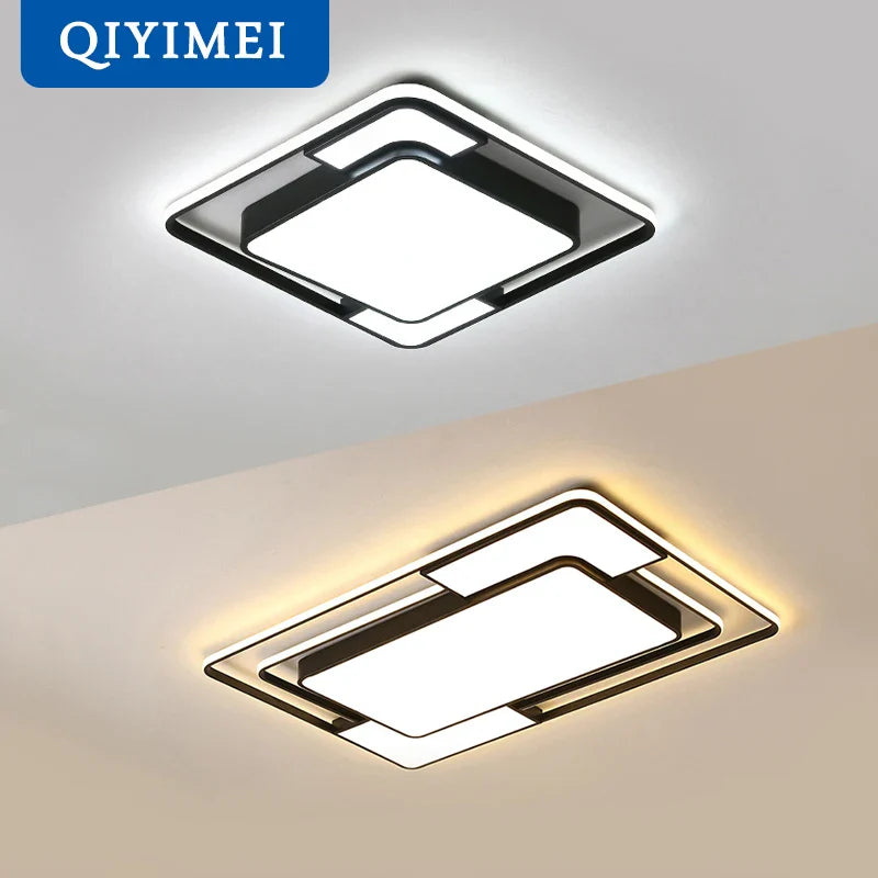 moderne led-kroonluchter met afstandsbediening in ijzer voor decoratie