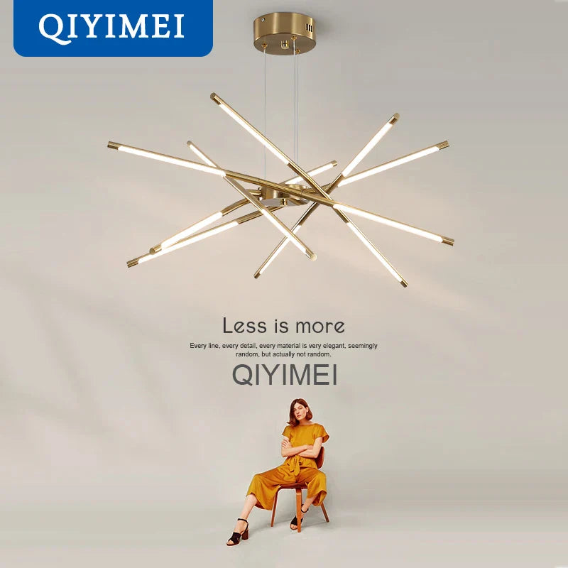 moderne led-kroonluchter voor binnenhuisdecoratie en verlichting