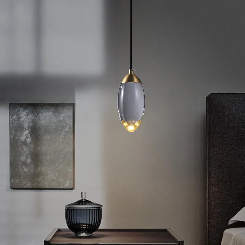 luxe kristallen k9 koperen minimalistische creatieve kroonluchter