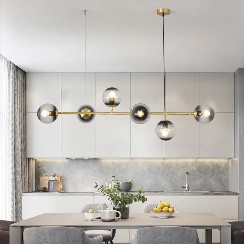 Noordse hanglamp moleculair magische boon huisdecoratie