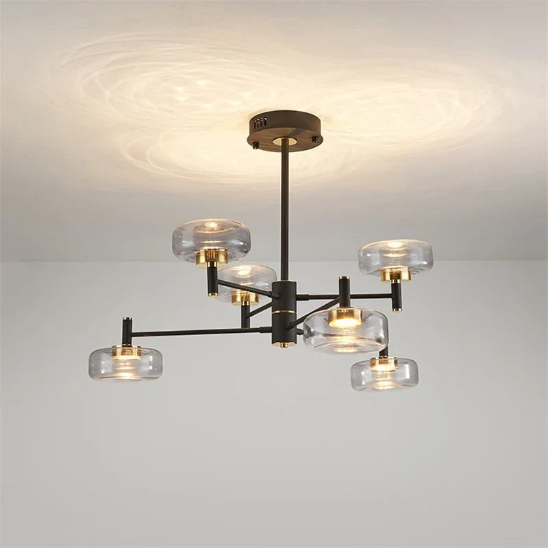 Lichtgevende elegante moderne Scandinavische kroonluchter