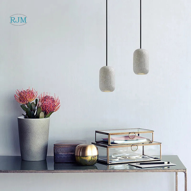 nordische macaron hanglamp in Deense industriële stijl voor bar