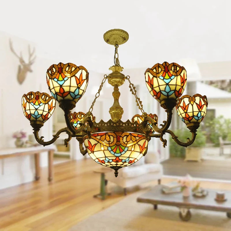 moderne glazen hanglamp in Scandinavisch design voor binnenhuisdecoratie