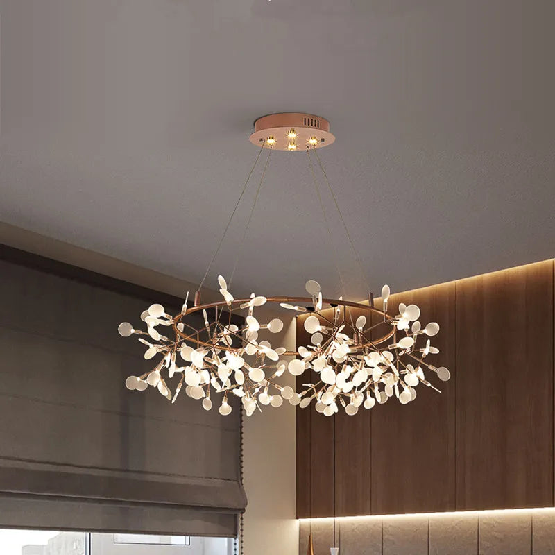 creatieve Scandinavische kroonluchter met modern design voor een elegant interieur
