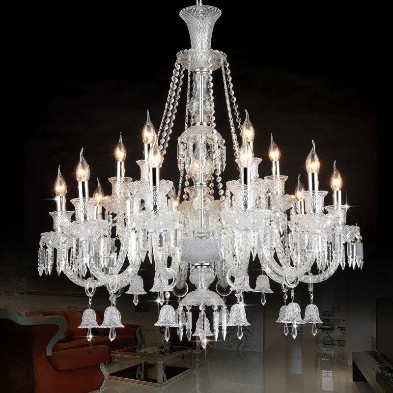 Moderne kristallen hangende elegante kroonluchter