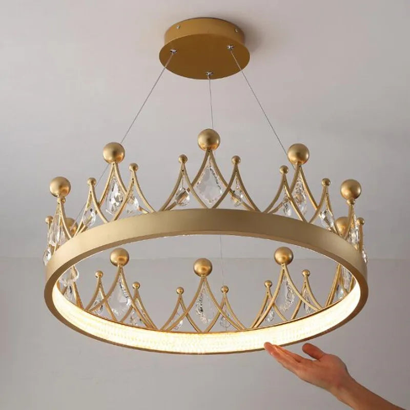 Chique transparante moderne kroonluchter
