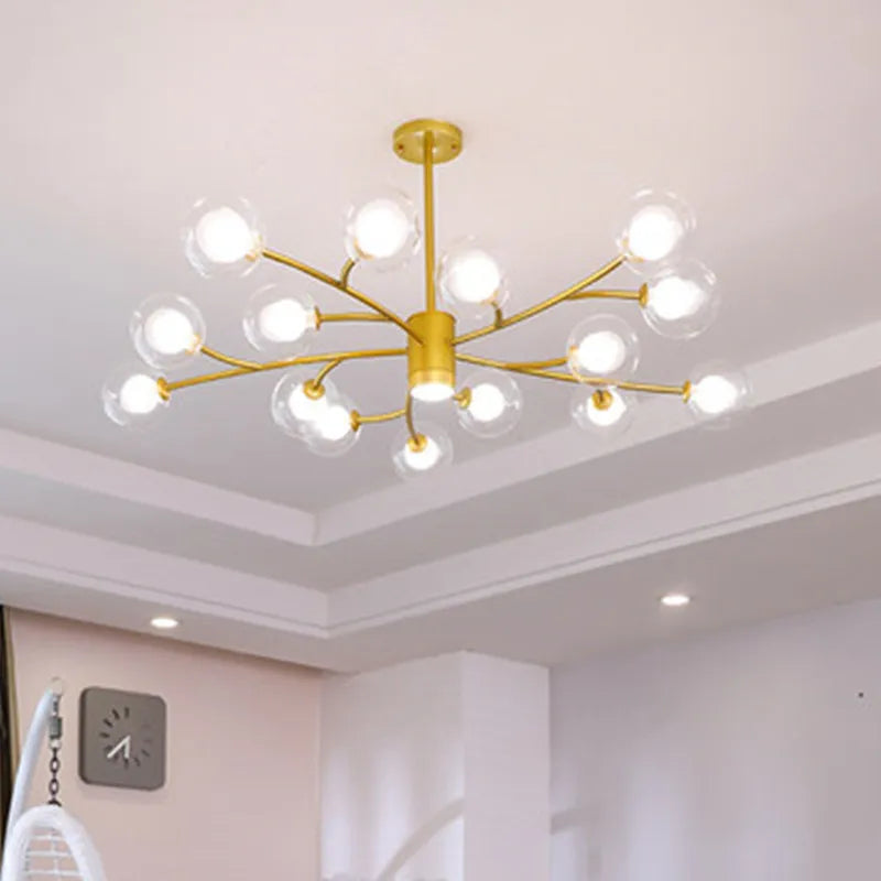Elegant houten noordelijk design kroonluchter