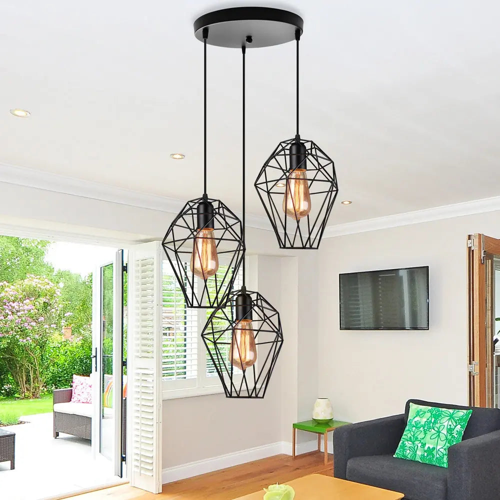Elegante vintage LED hanglamp in hedendaagse stijl
