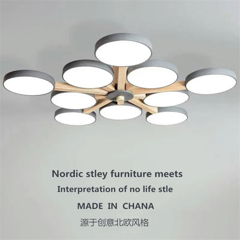 Lichtgevende strakke hedendaagse design kroonluchter