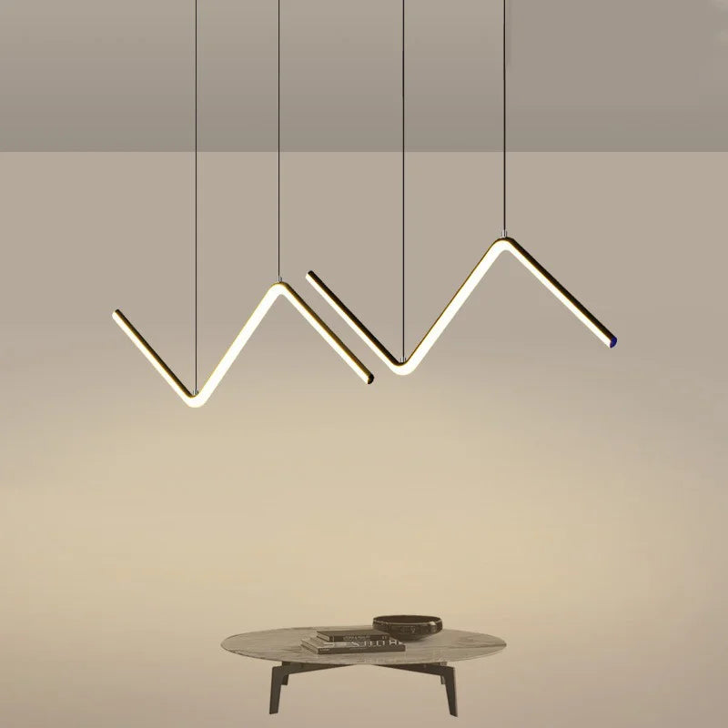 Elegante lichtgevende Scandinavische hanglamp met strak design