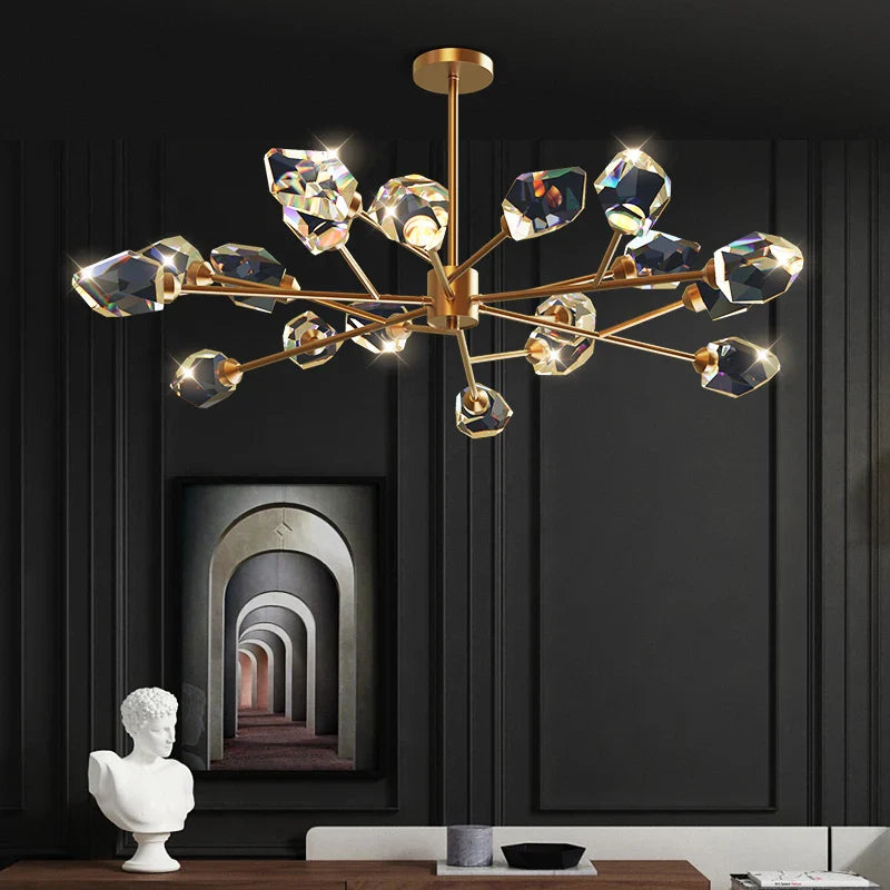 Moderne elegante kristal Spoutnik lamp