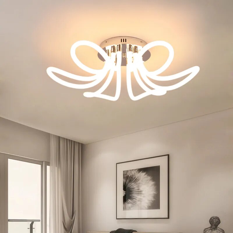 Minimalistische elegante Scandinavische LED-kroonluchter