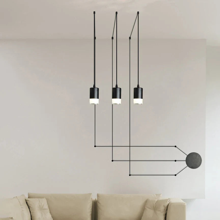 moderne led spinnenweb hanglamp Noordse stijl