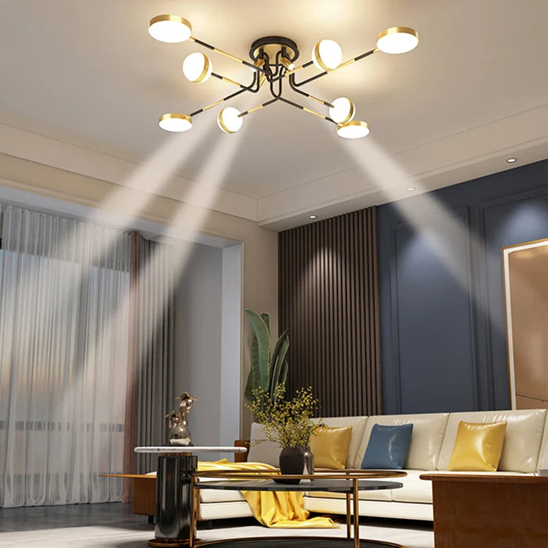 Strakke en lichte LED kroonluchter