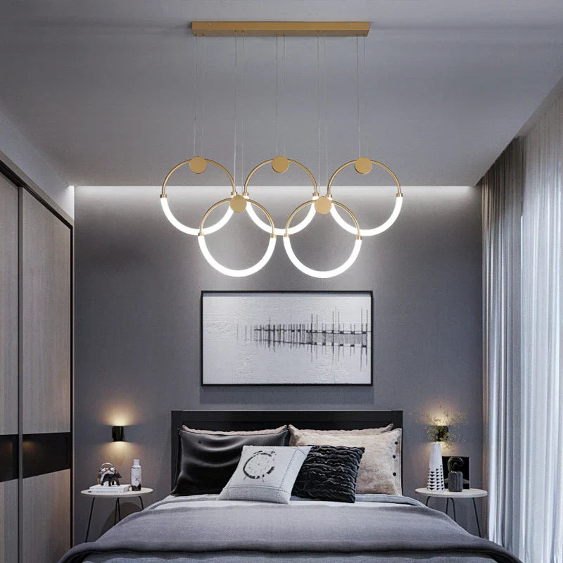 Luxe eigentijdse noordse kroonluchter