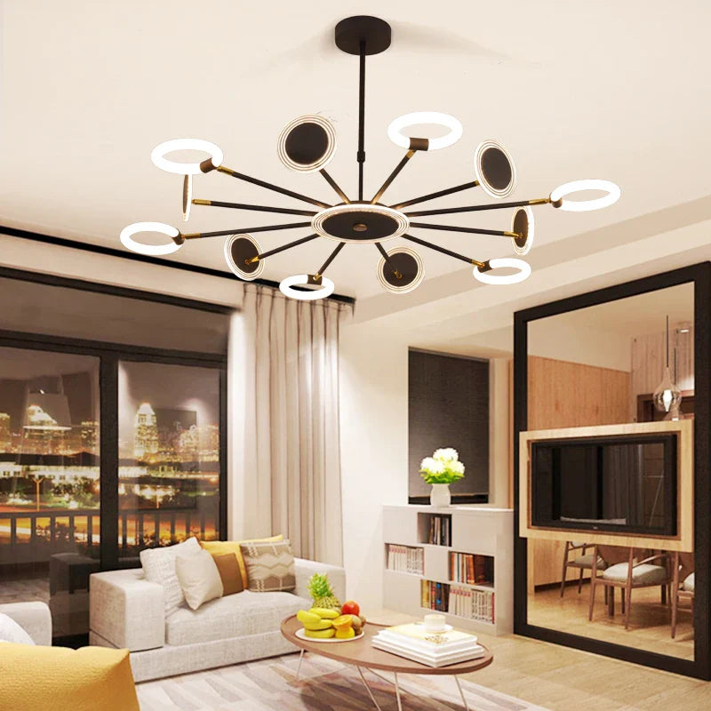 Elegante eigentijdse LED kroonluchter