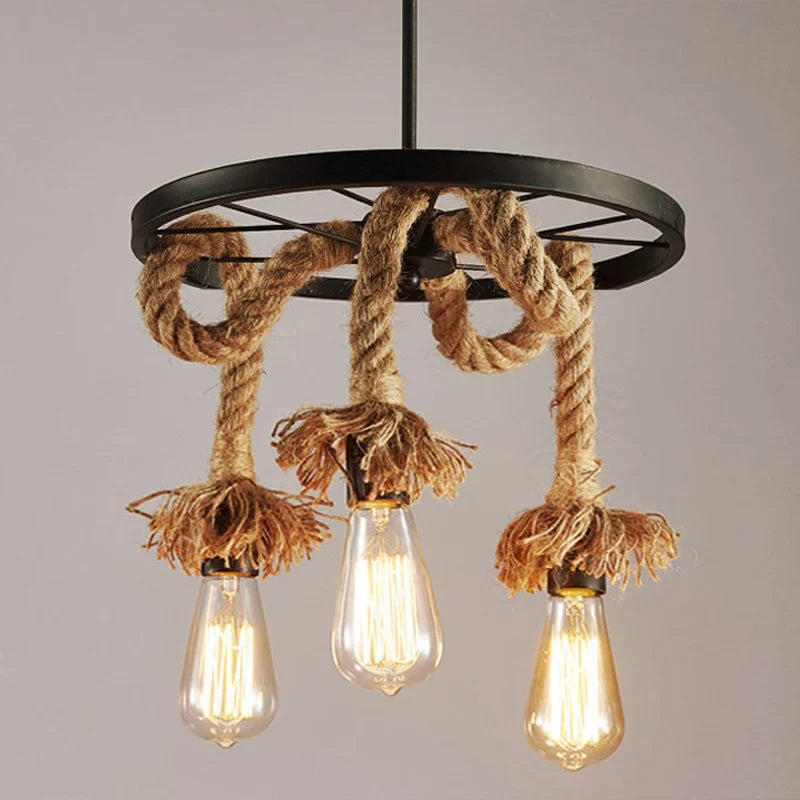 Handgemaakte vintage industriële hanglamp