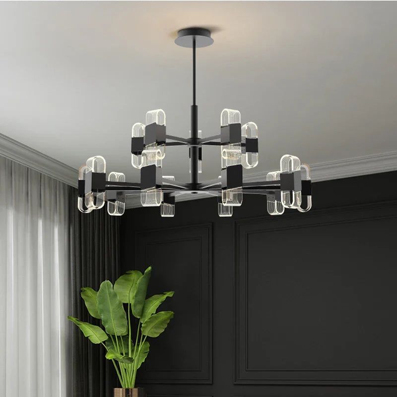 luxe design kroonluchter voor elegante Noordse verlichting