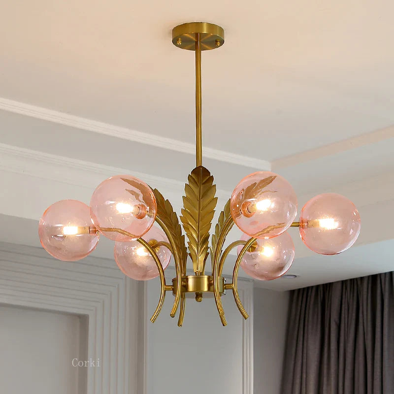 moderne glazen kroonluchter minimalistisch design voor elegant interieur
