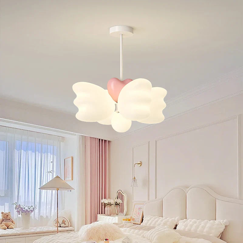 creatieve kroonluchter voor kinderen met led engelenvleugels decoratief