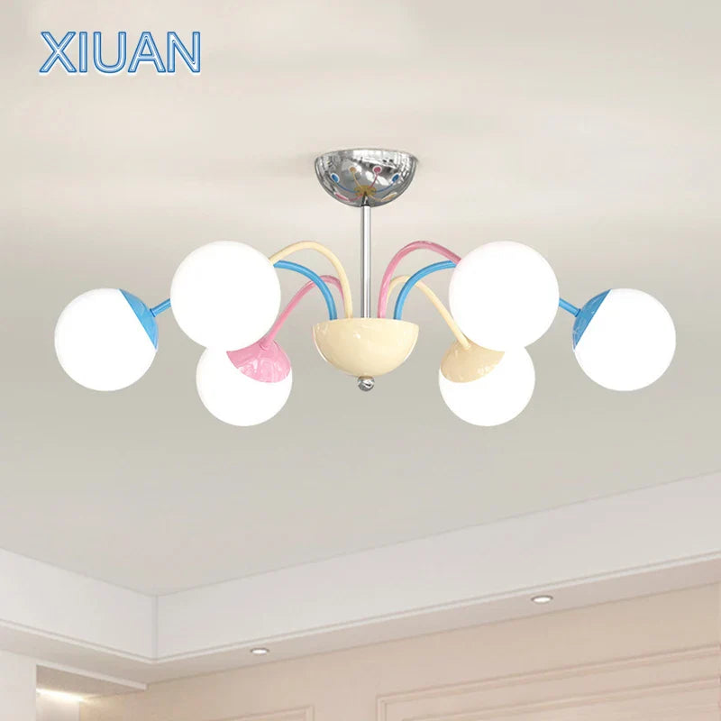 moderne gekleurde bubbelkroonluchter voor binnen